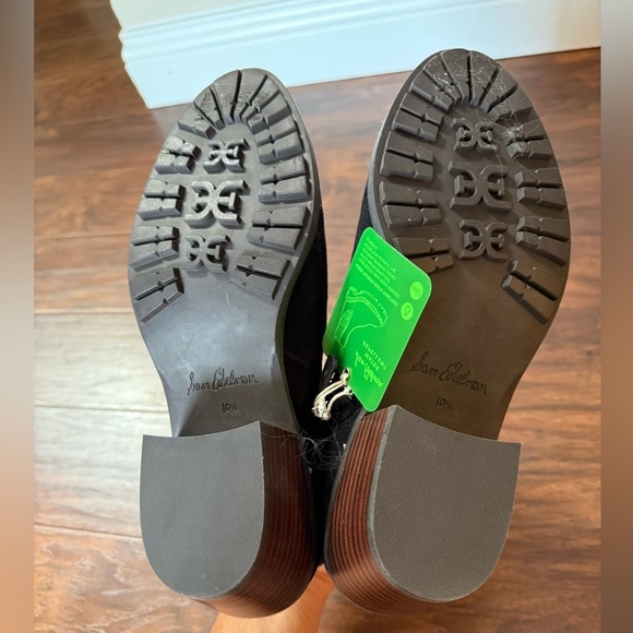 NWOT Sam Edelman Pryce Black Suede Ankle Boots-B5068L1002-Size 10.5 - Picture 12 of 12